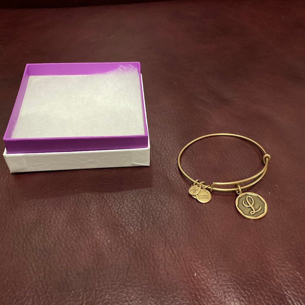 Alex and Ani Letter 'L' Adjustable Bracelet